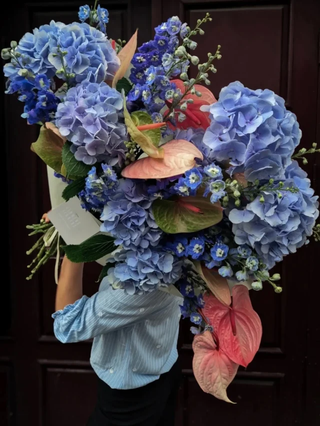 The luxury of flowers.